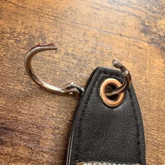 Victorias Secret Black, Red, Pink and White Bedazzled Women's Wristlet keychain - Picture 7 of 7